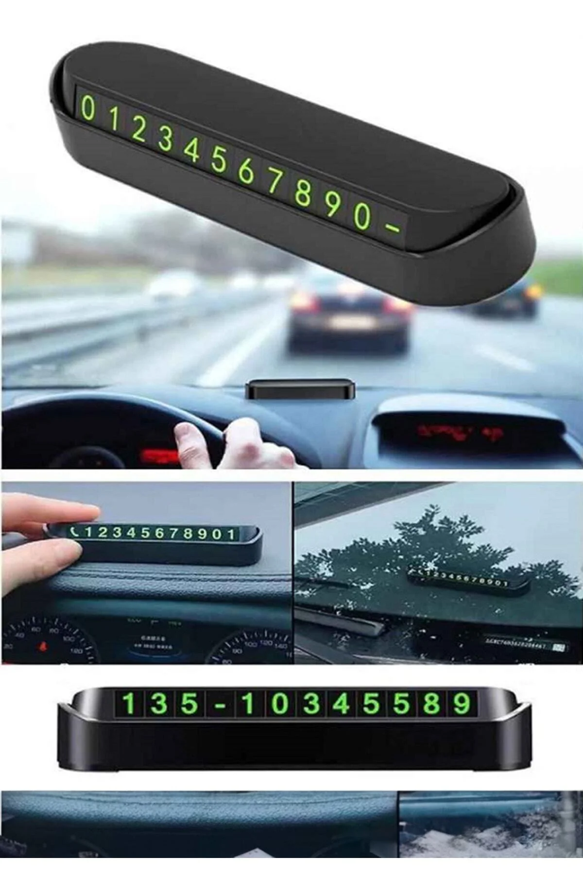 ÖZEL TASARIM Araç Telefon Numaratör, Park Numara, Araç Numaratör,