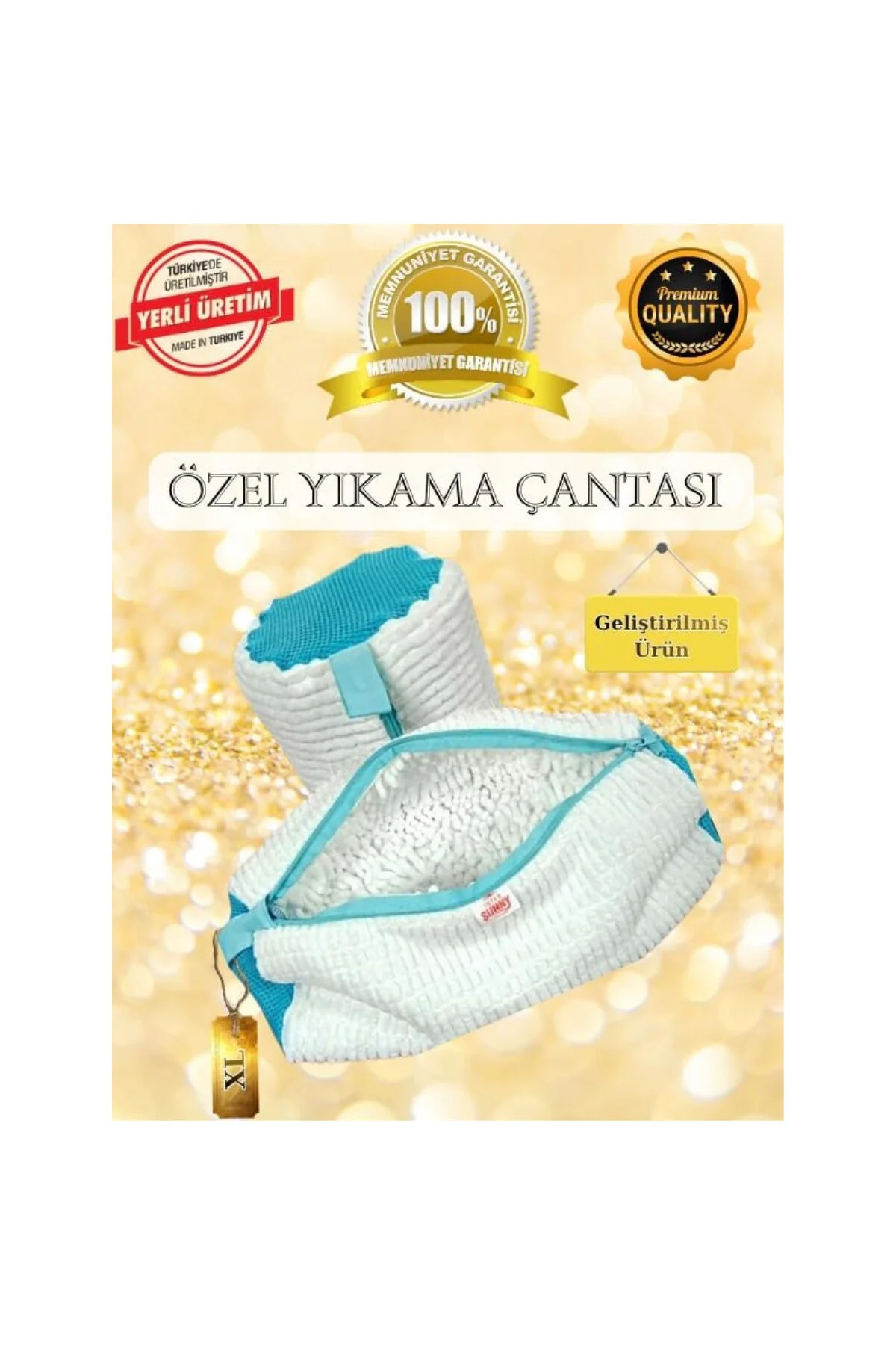 Özel Tasarım Ayakkabı Yıkama Çantası Yıkama Torbası Yanları Fileli Çok Amaçlı