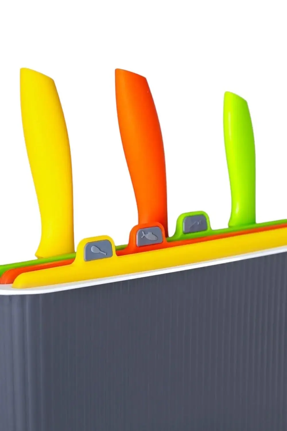 Özel Tasarım Bıçak Ve Kesme Tahtası 3 Lü Set Mutfak Için 3'lü Bıç