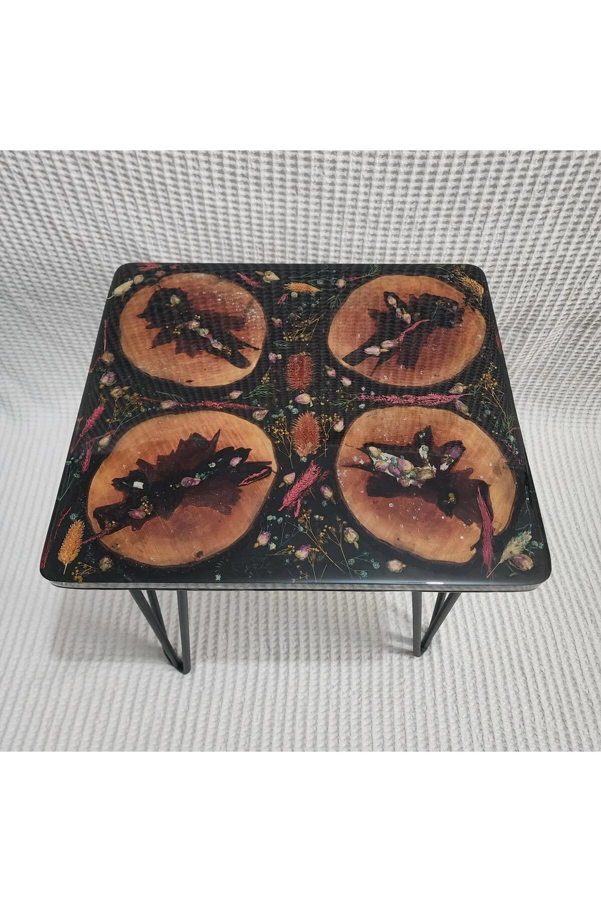 Özel Tasarım Epoksi Sehpa El Yapımı Epoksi Sehpa