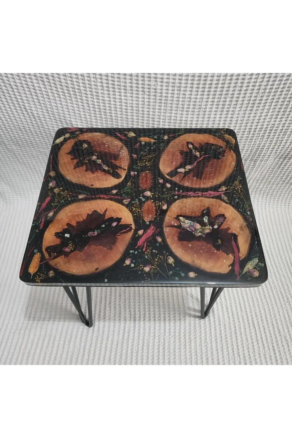 Özel Tasarım Epoksi Sehpa El Yapımı Epoksi Sehpa