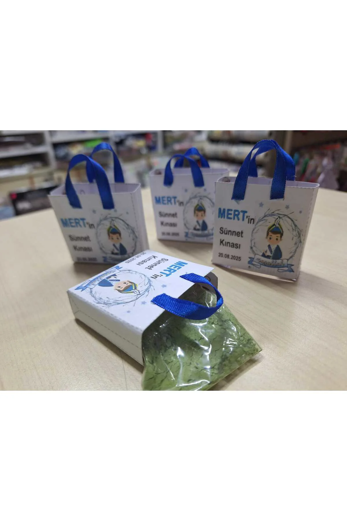 Özel Tasarım Hediyelik Dağıtmalık Sünnet Kınası , Kına Hediyeliği