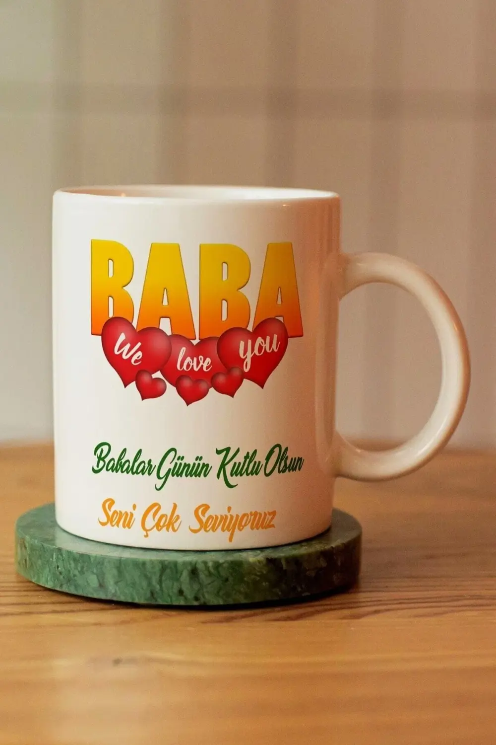 Özel Tasarım Motto So Good Baskılı Seramik Kahve Çay Kupası