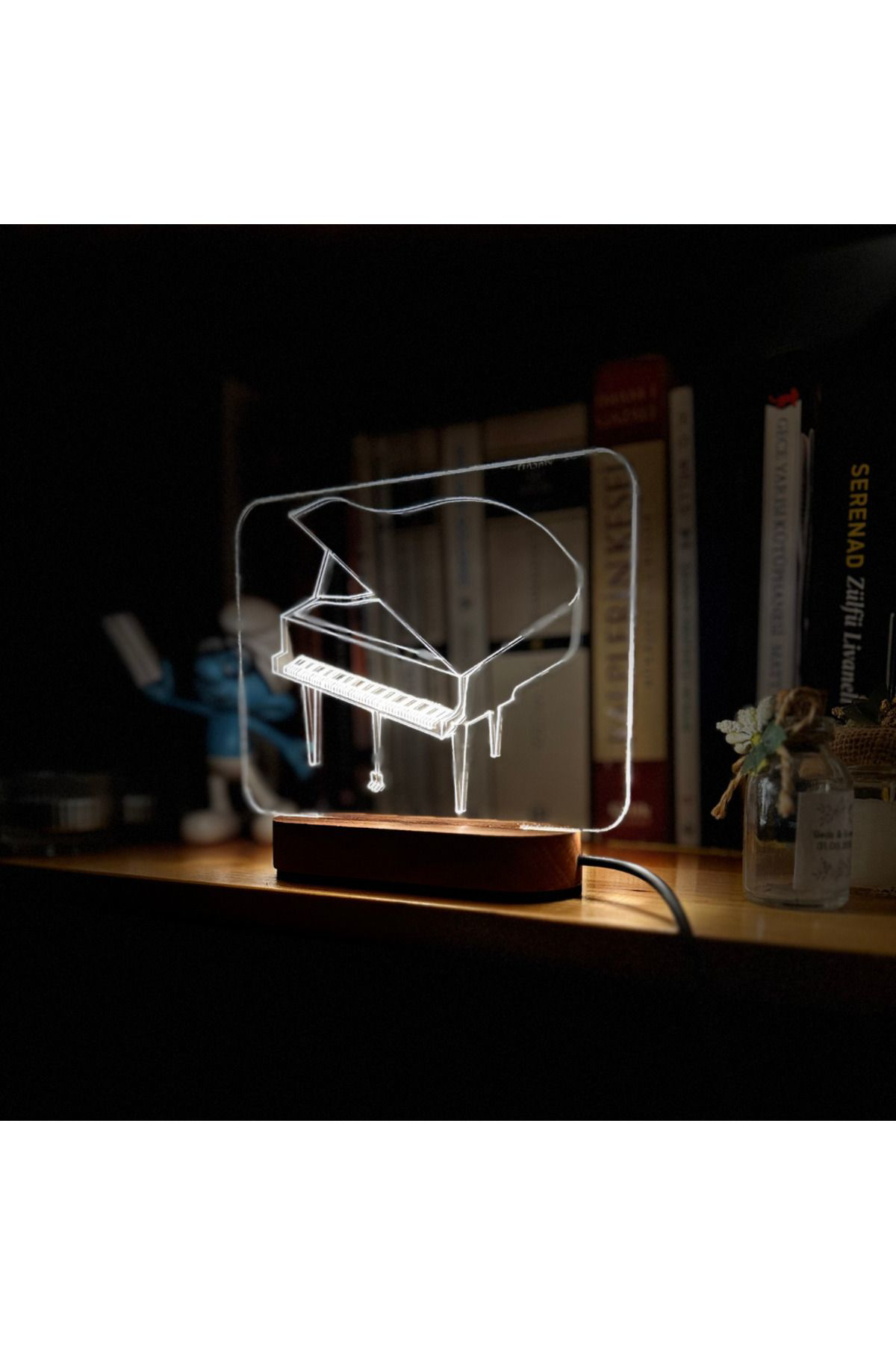 Yaniklar Müzik Özel Tasarım Piyano - Gece Lambaları - Tuş Hassasiyetli 88 Tuşlu
