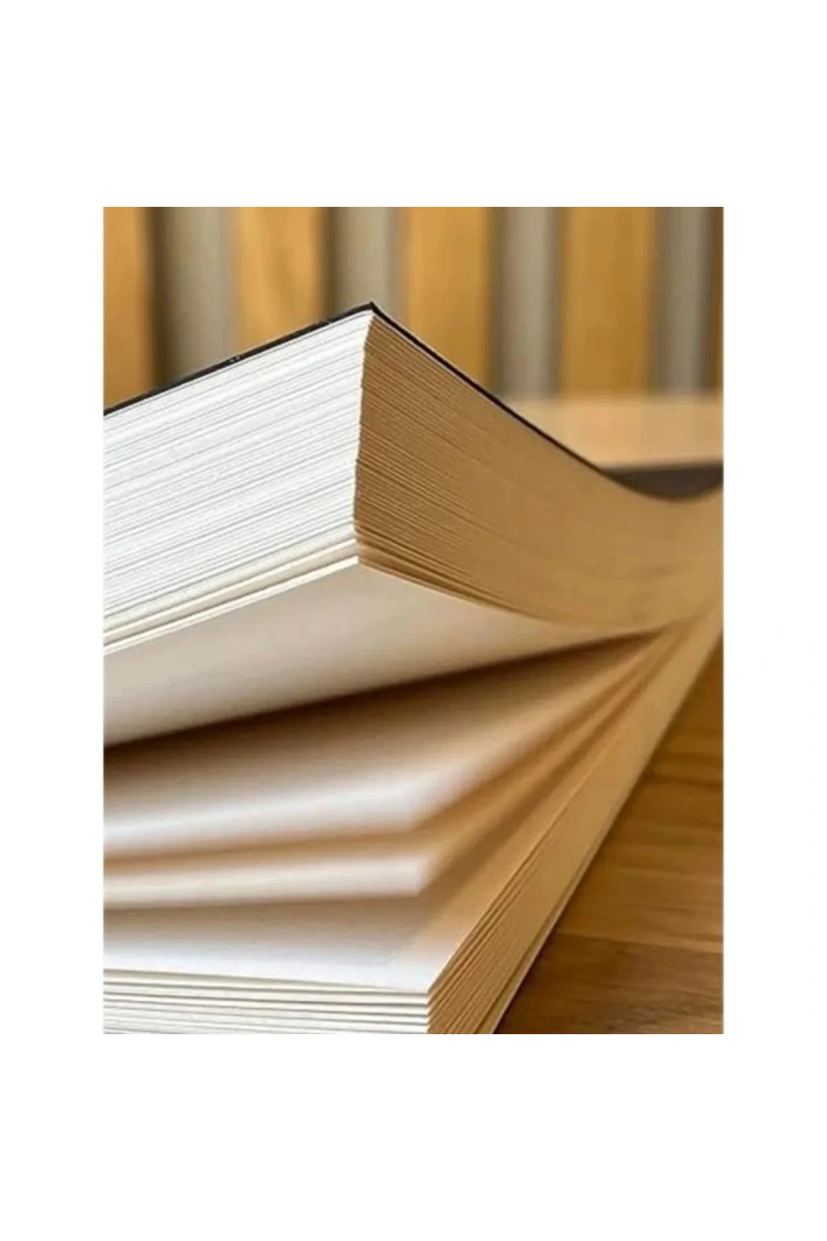 Özel Tasarım Siyah Kraft Kapaklı A5 Çizgisiz Defter 180 Derece Açılabilir, Sırtı