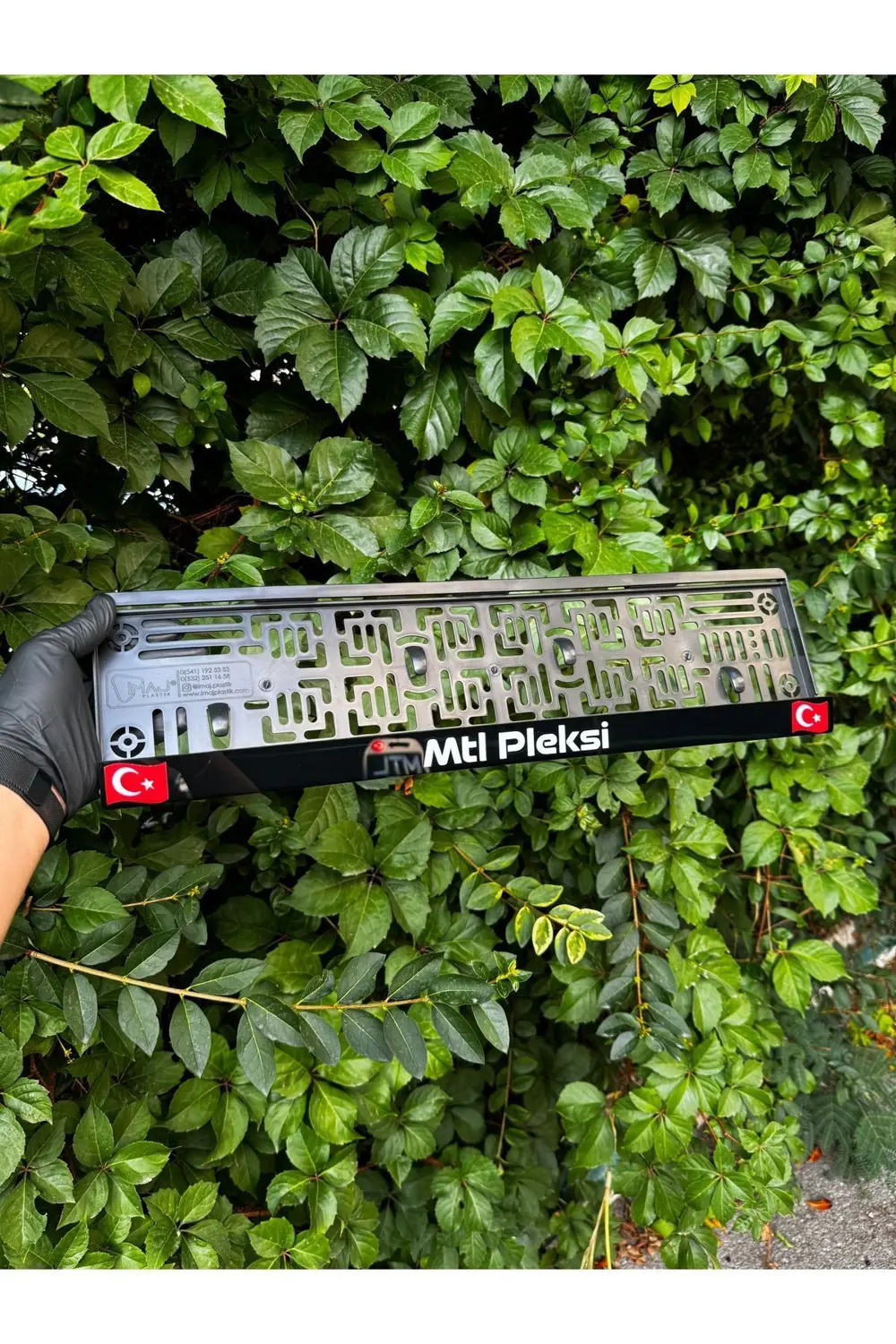 Özel Tasarım Türk Bayraklı Pleksi Plakalık