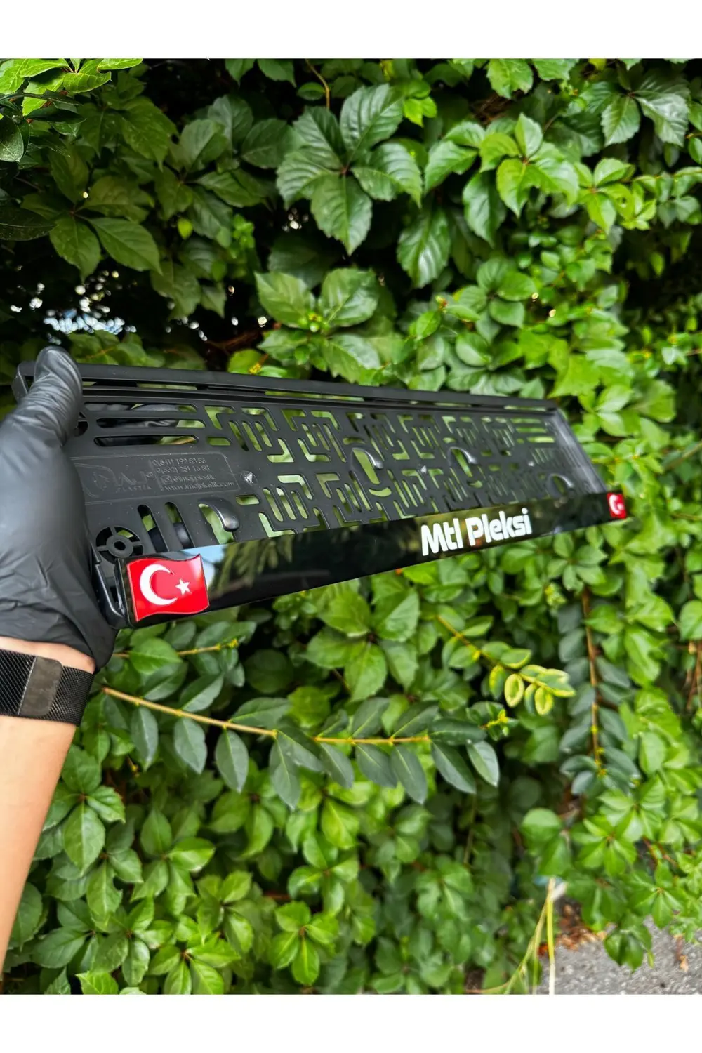 Özel Tasarım Türk Bayraklı Pleksi Plakalık