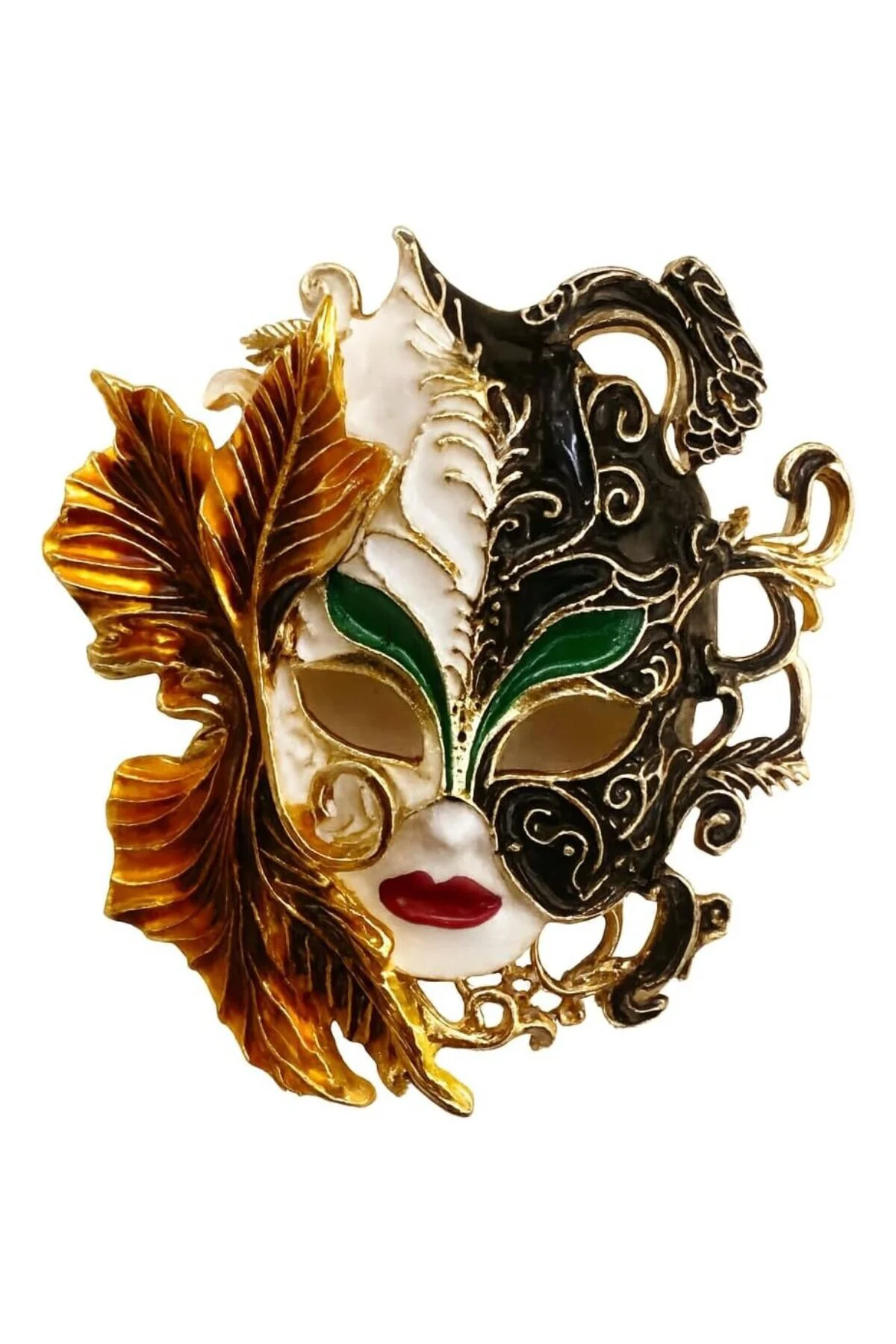 Özel Tasarım Venedik Maskesi Broş | Luxury Masquerade & Carnival 