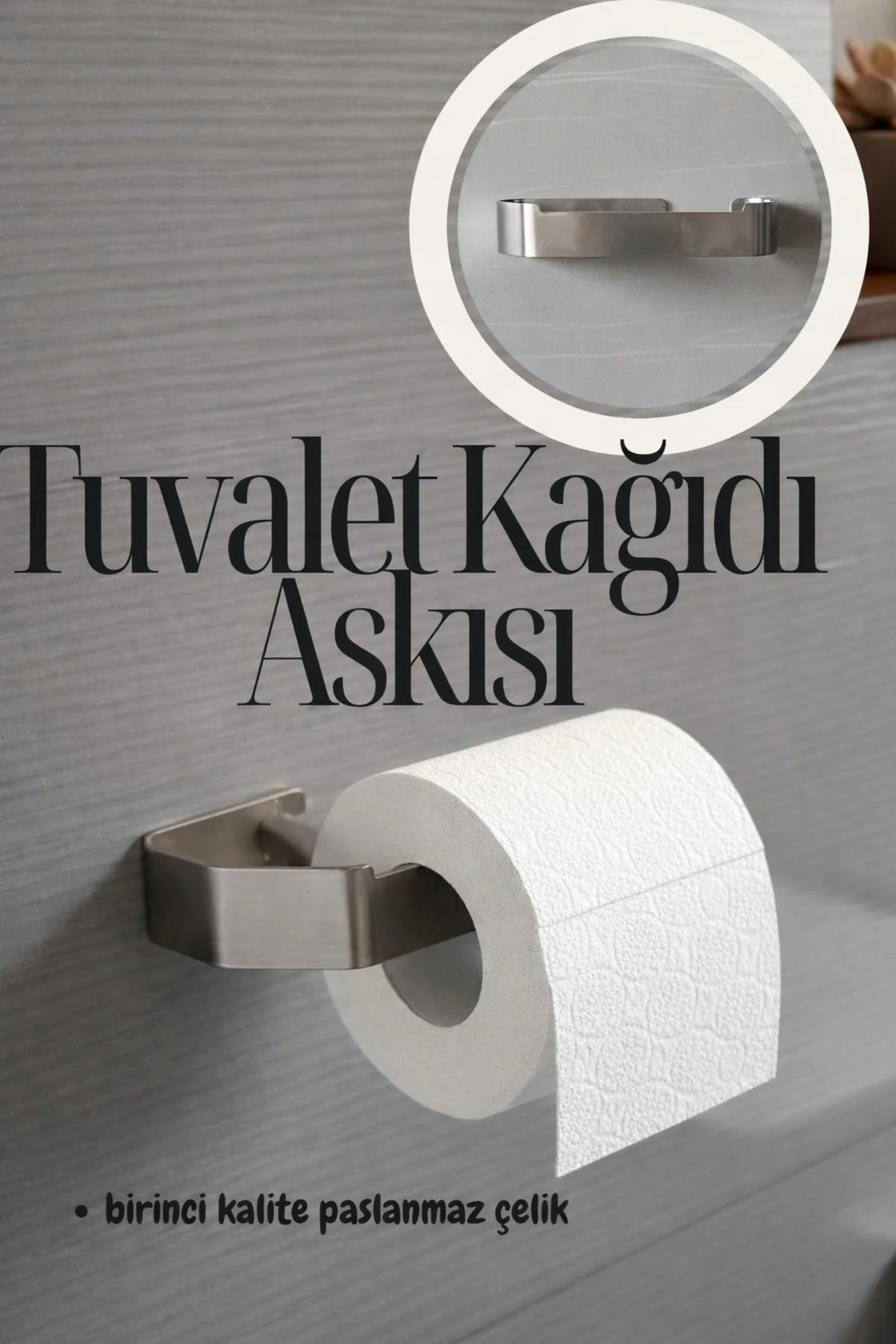 Özel Üretim Tuvalet Kağıdı Askısı, Paslanmaz Çelik Tuvalet Kağıtl