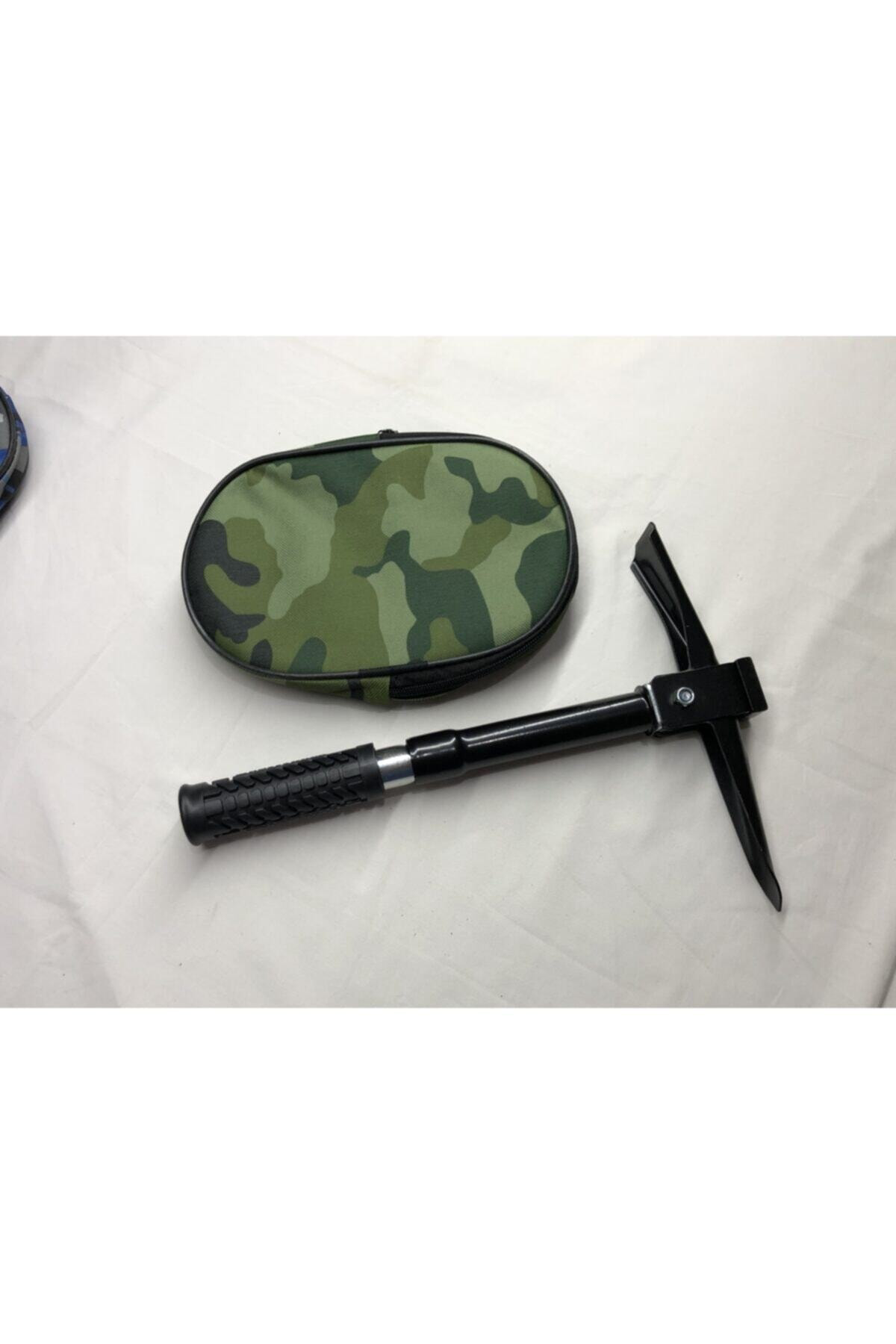 Özel Yeşil Çantasında Kazma Çapa Çekiç Seti Paslanmaz Karartma Çe