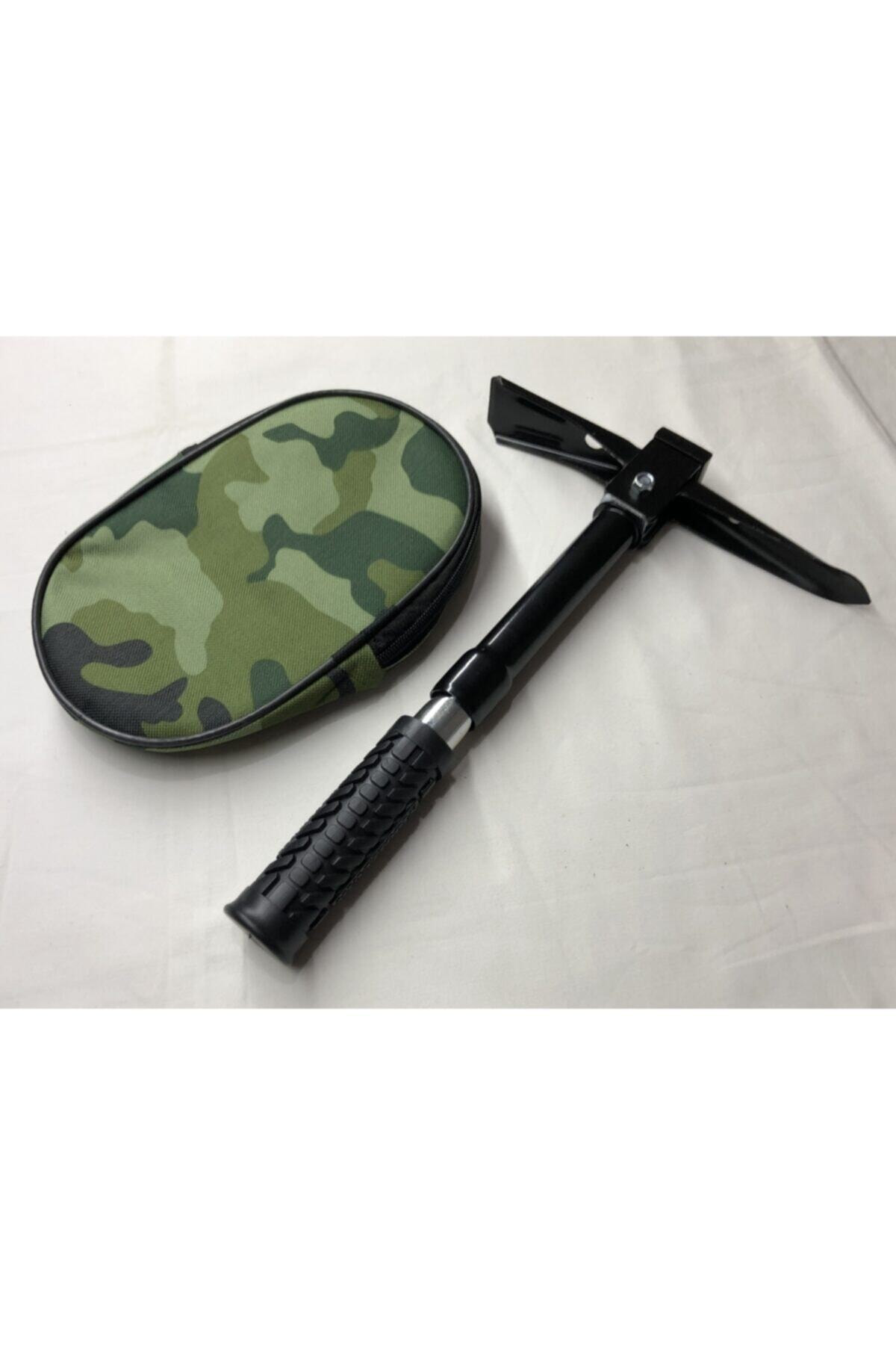 Özel Yeşil Çantasında Kazma Çapa Çekiç Seti Paslanmaz Karartma Çe