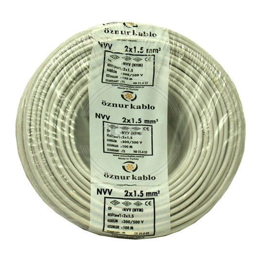 ÖZNUR 2X1,5 ANTİGRON 25 MT ÖZNUR 2X1,5 ANTİGRON 25 MT