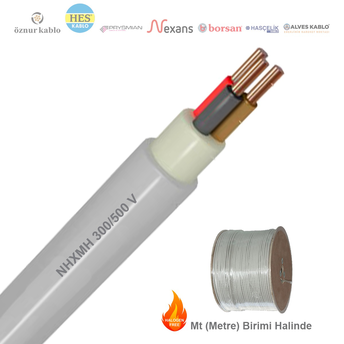 ÖZNUR 3X4 NHXMH FLART 50 MT