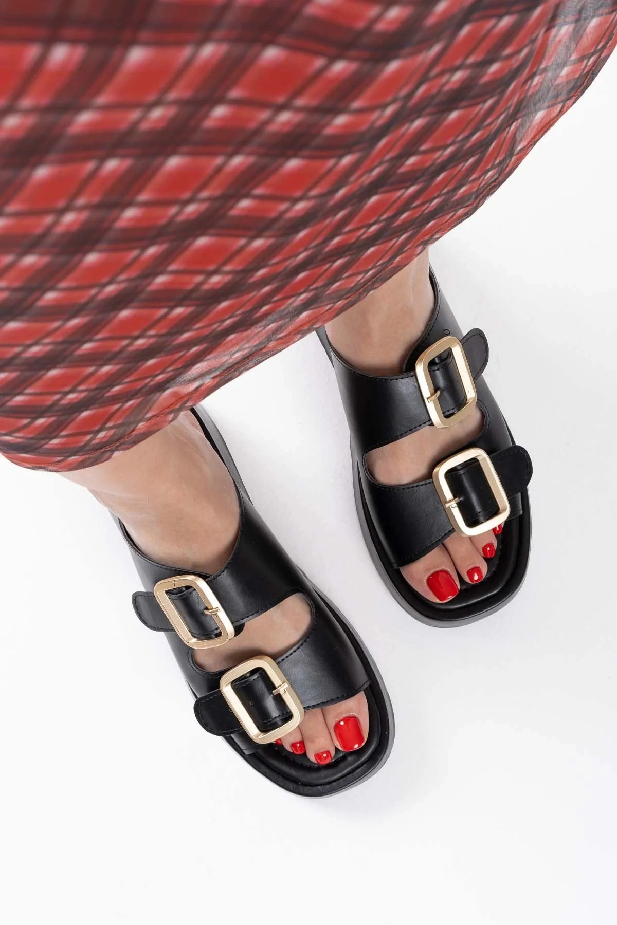 özssa Nare Siyah Cilt Terlik