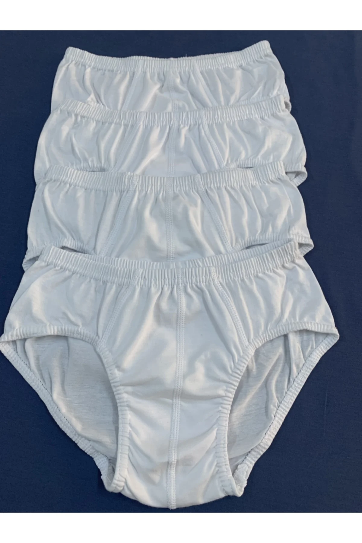 Öztaş Erkek Çocuk Beyaz Süprem Slip 4'lü Paket Ozt3101-h