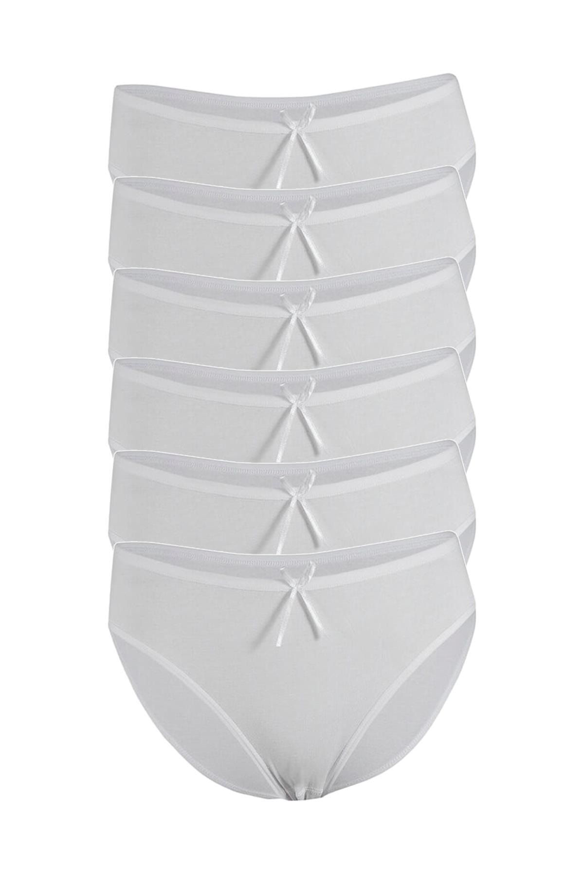 Özten Kadın 6'lı Paket Bambu Bikini Külot