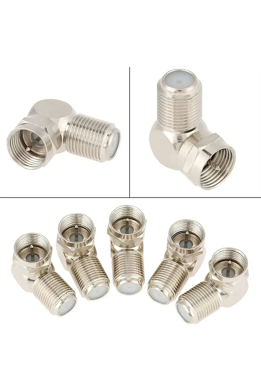 Öztrend F Konnektör L Fiş 90 derece 10 ADET L Anten Başlığı Store