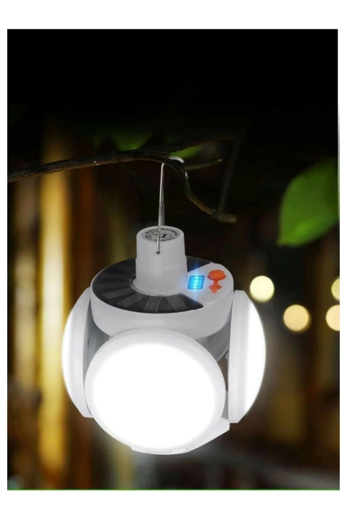 P-038 Solar Güneş Enerji Ve Usb Sarjli 5 Kanatlı - Lisinya