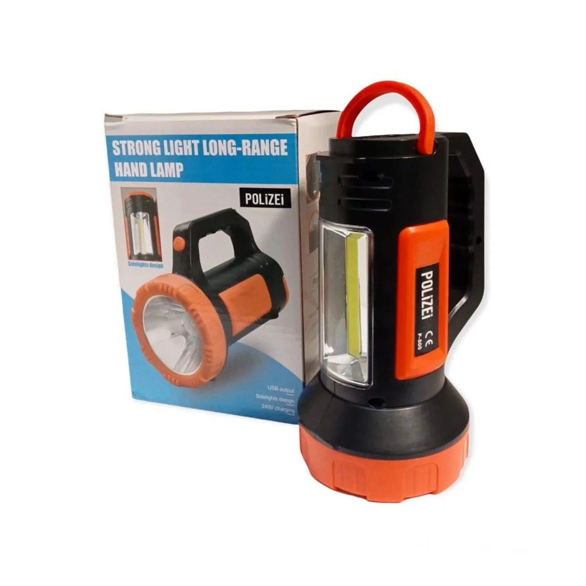 P-800 Şarjlı Kamp El Feneri – 15W Cree LED, Powerbank Özellikli Uzun Menzilli El Feneri Fiyatı, Yorumları ve Özellikleri