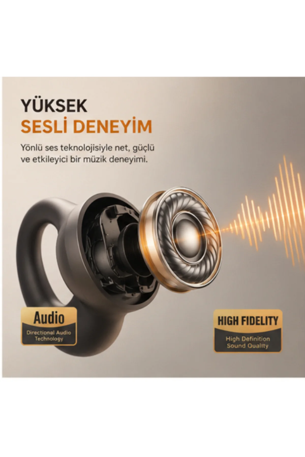 P-Q15 OWS Open Buds Bluetooth 5.4 Kablosuz Kulaklık AI Çeviri Destekli