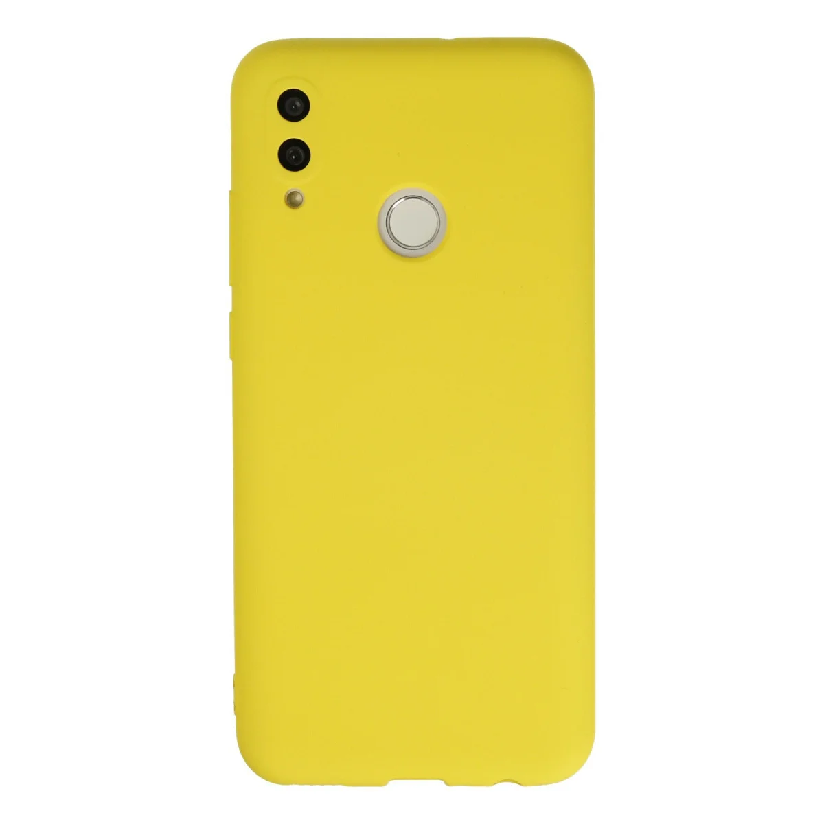 P Smart 2019 İçi Kadife Nano Silikon Kılıf - Sarı