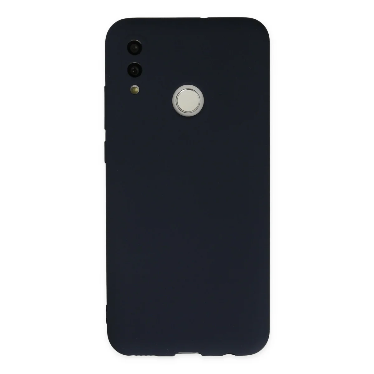 P Smart 2019 Nano İçi Kadife Silikon Kılıf - Lacivert & Premium Koruma
