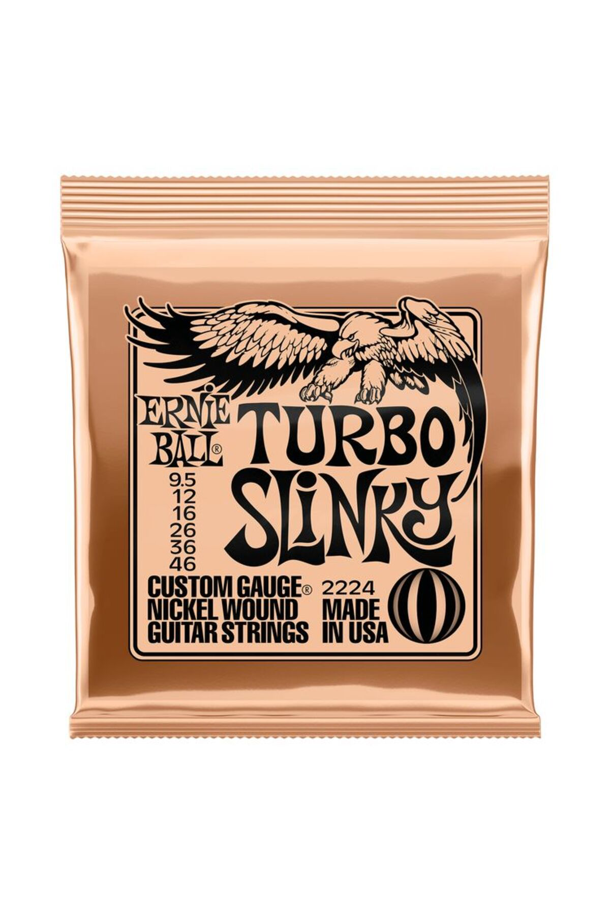 P02224 - Turbo Slinky Nickel Wound 9.5-46 Elektro Gitar Teli