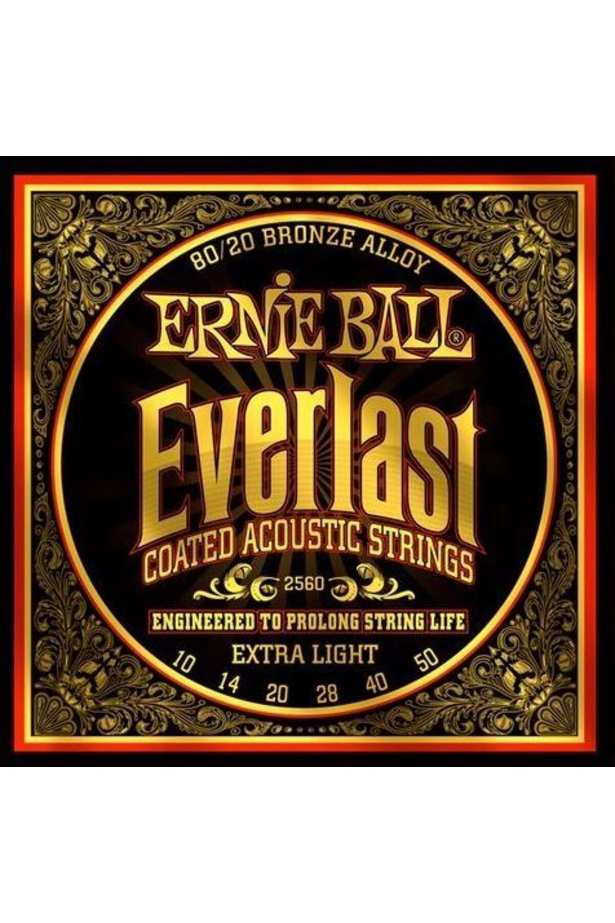 P02560 10-50 Coated Akustik Gitar Teli