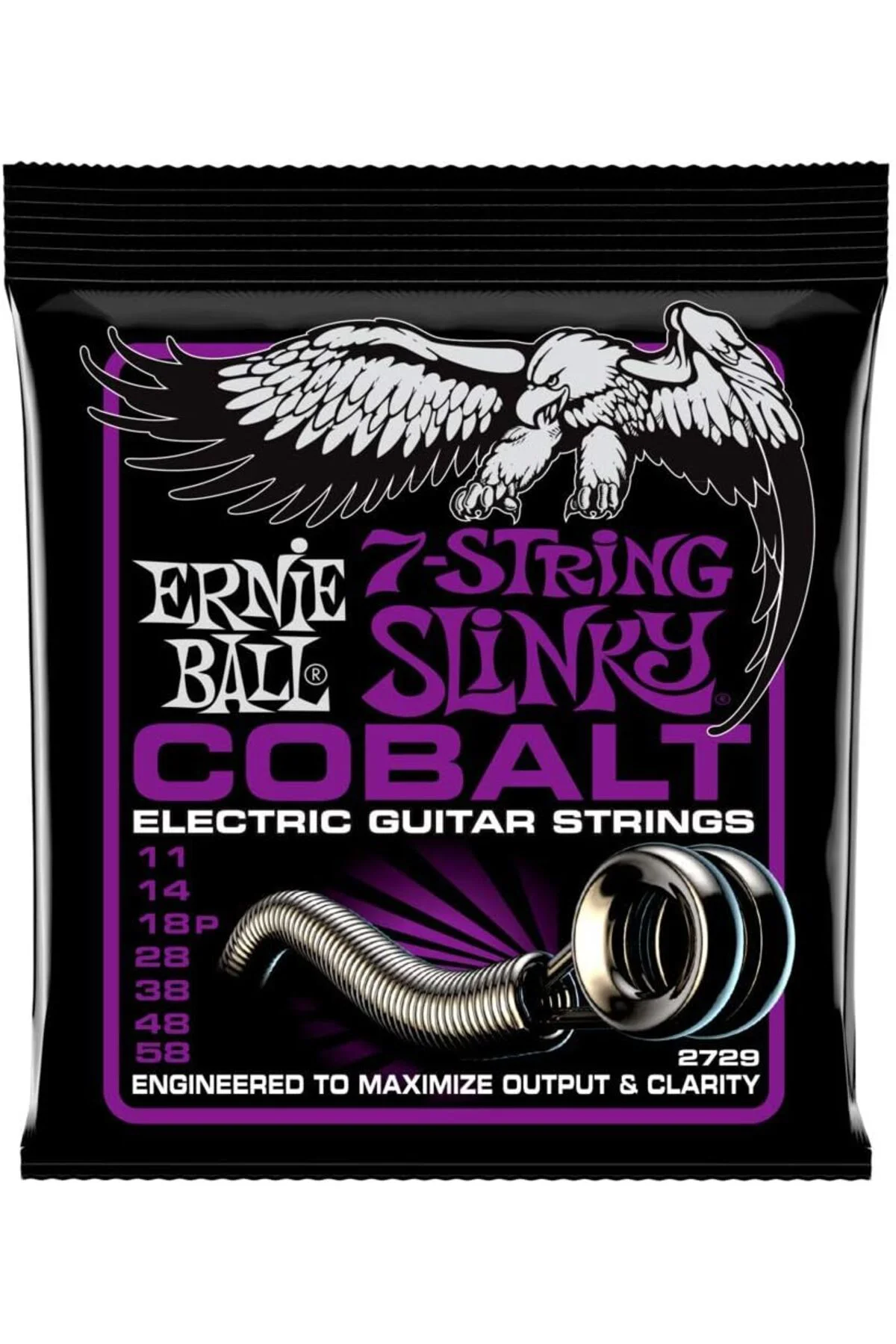 P02729 Slinky 7-String Cobalt 7 Telli Elektro Gitar Teli 11-58