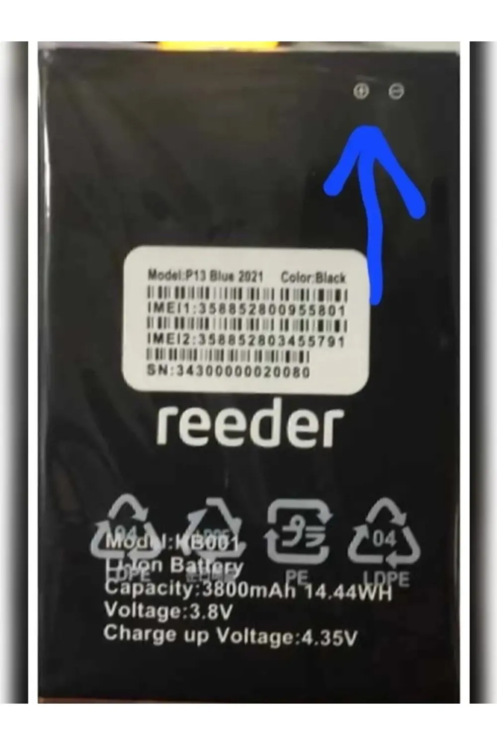 P13 Blue Max 2021 Yandan Dişli Batarya