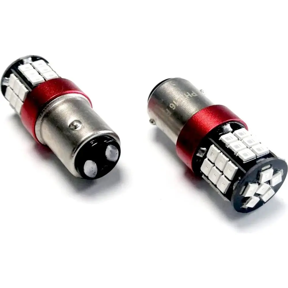 P21/5W Çift Duy Kırmızı LED Stop Oto Ampulü PH7216R P21/5W Çift Duy Kırmızı LED Stop Oto Ampulü PH7216R