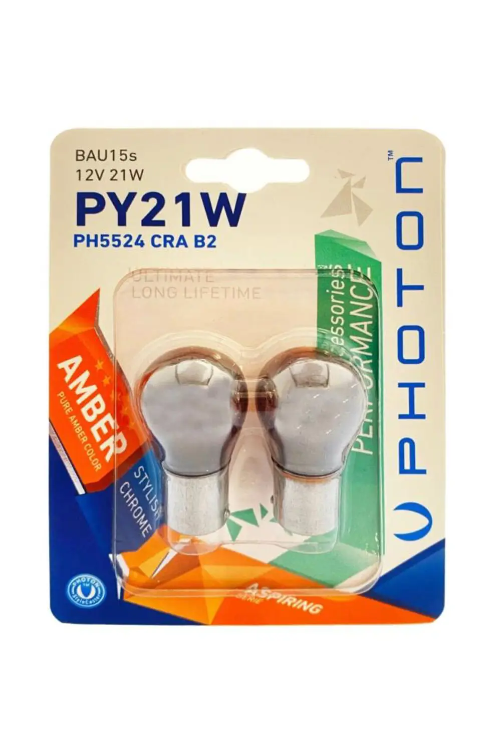 P21W Chrome Diadem 12V 93 Turuncu Amber