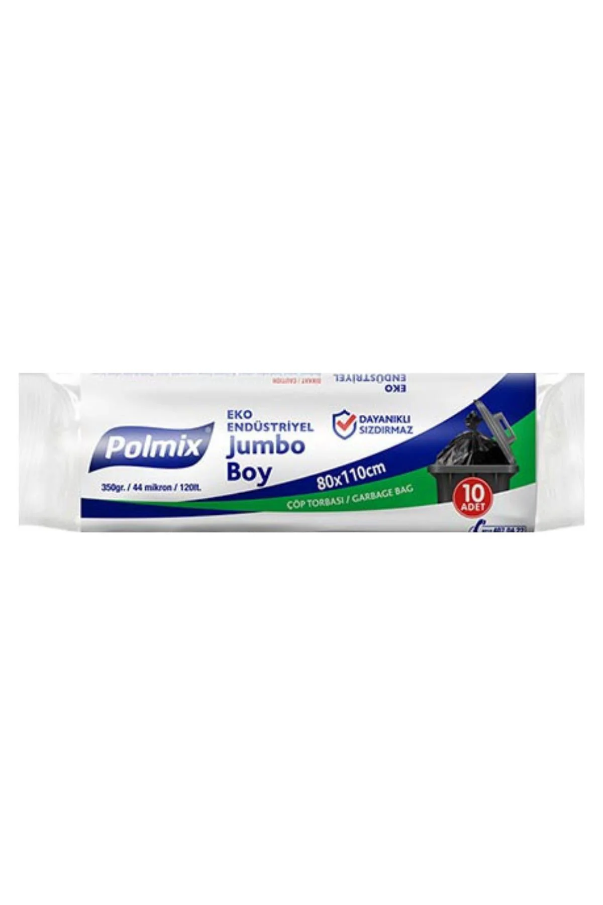 P303 Çöp Torbası Eko Endüstriyel Jumbo Boy 80 x 110 cm Siyah (20 