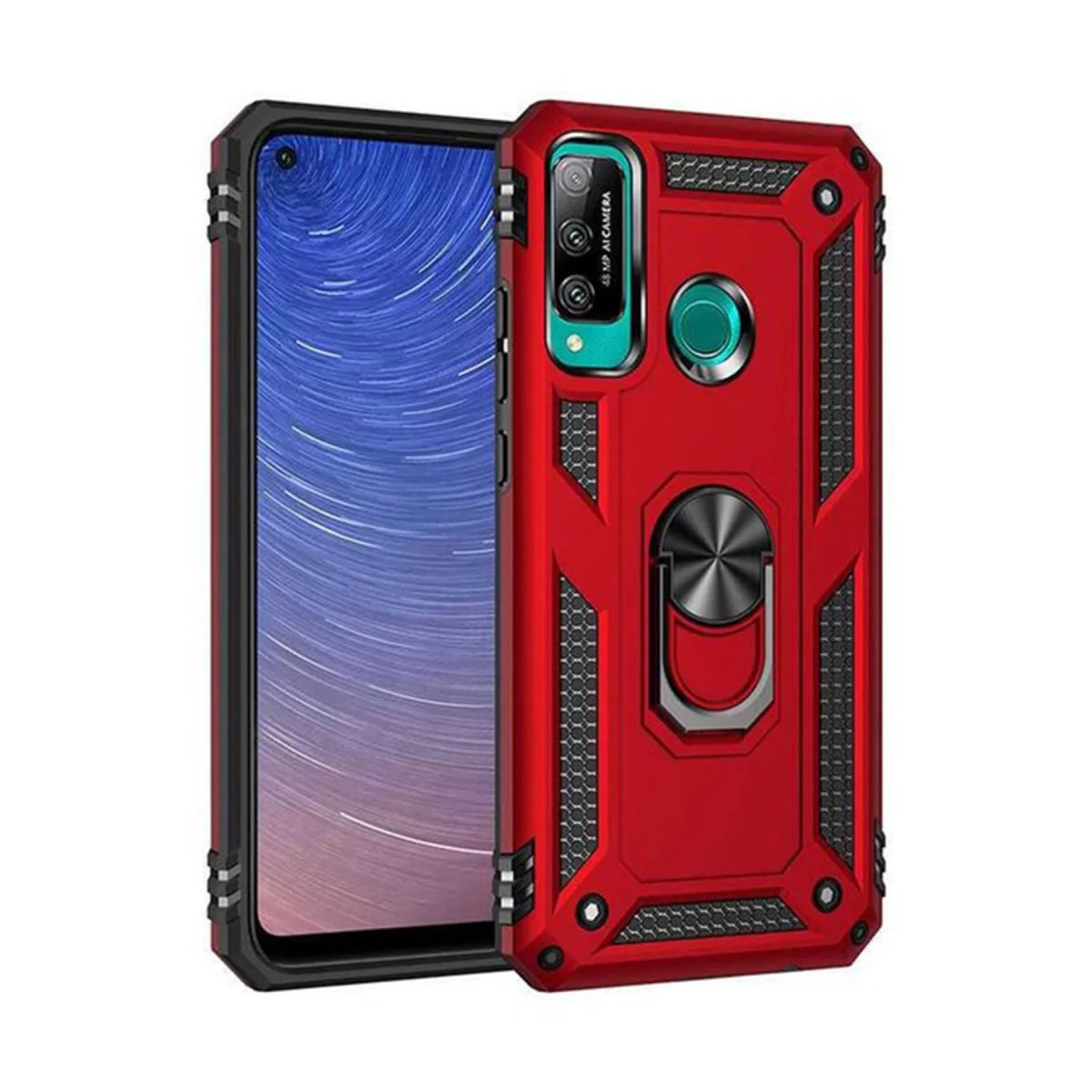 P40 Lite E Kırmızı Silikon Kılıf - Ultra Koruma ve Şık Tasarım