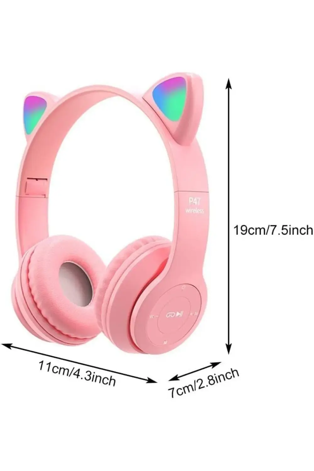 P47 Bluetooth Kulaklık, MP3 Çalar ve SD Kart Destekli, Mikrofonlu