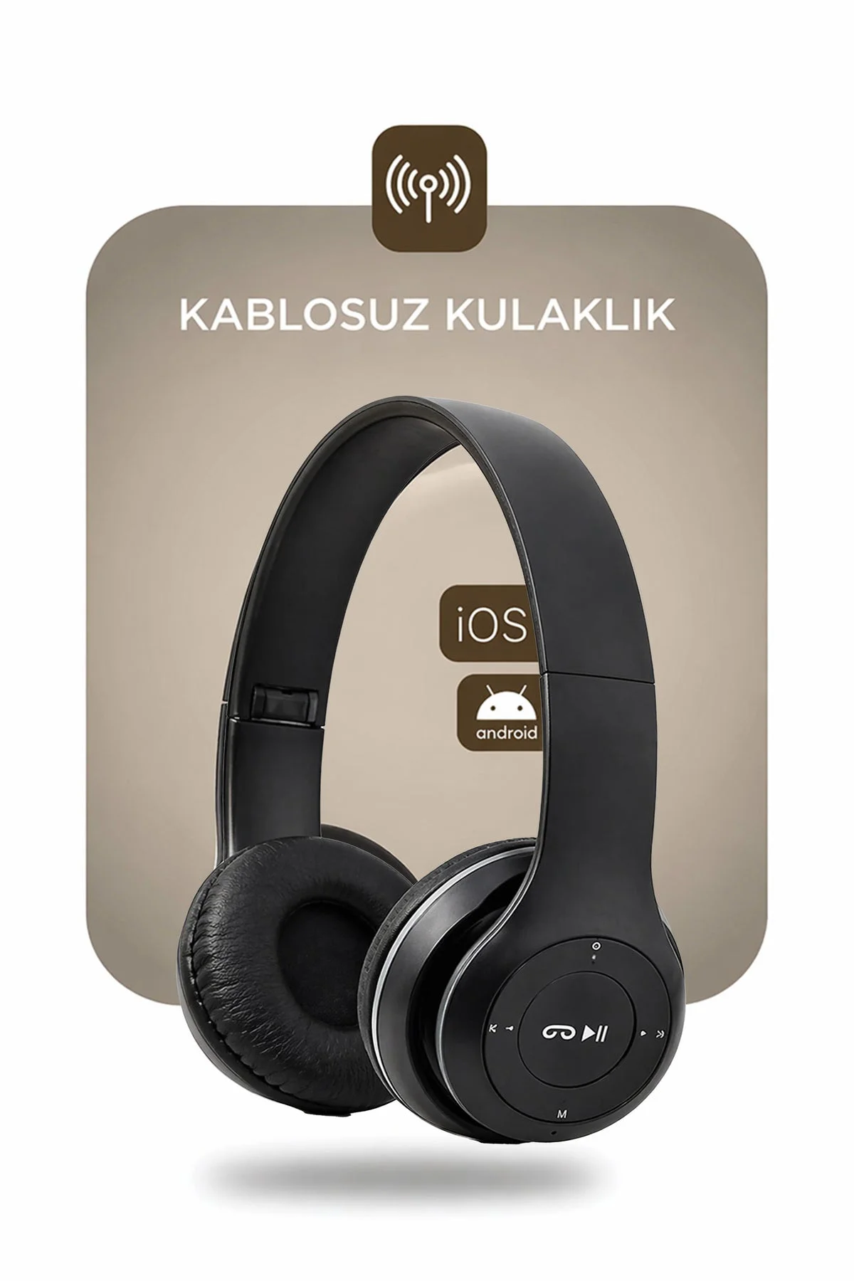 P47 FM'li Bluetooth Kulaklık – Kablosuz Müzik ve Radyo Deneyimi
