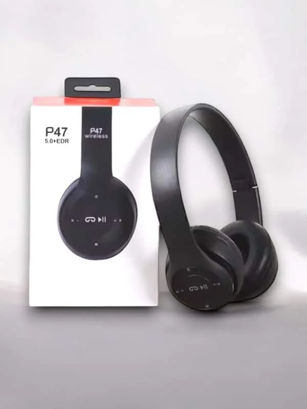 P47 Kulak Üstü Bluetooth Kulaklık - 40mm Ses Kalitesi ve 2 Yıl Garanti