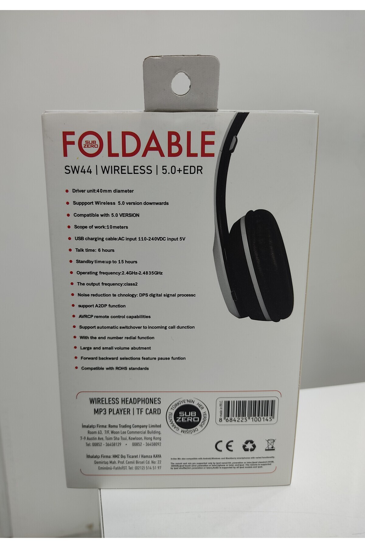 Foldable P47 Kulak Üstü Bluetooth Kulaklık Aux Kablo