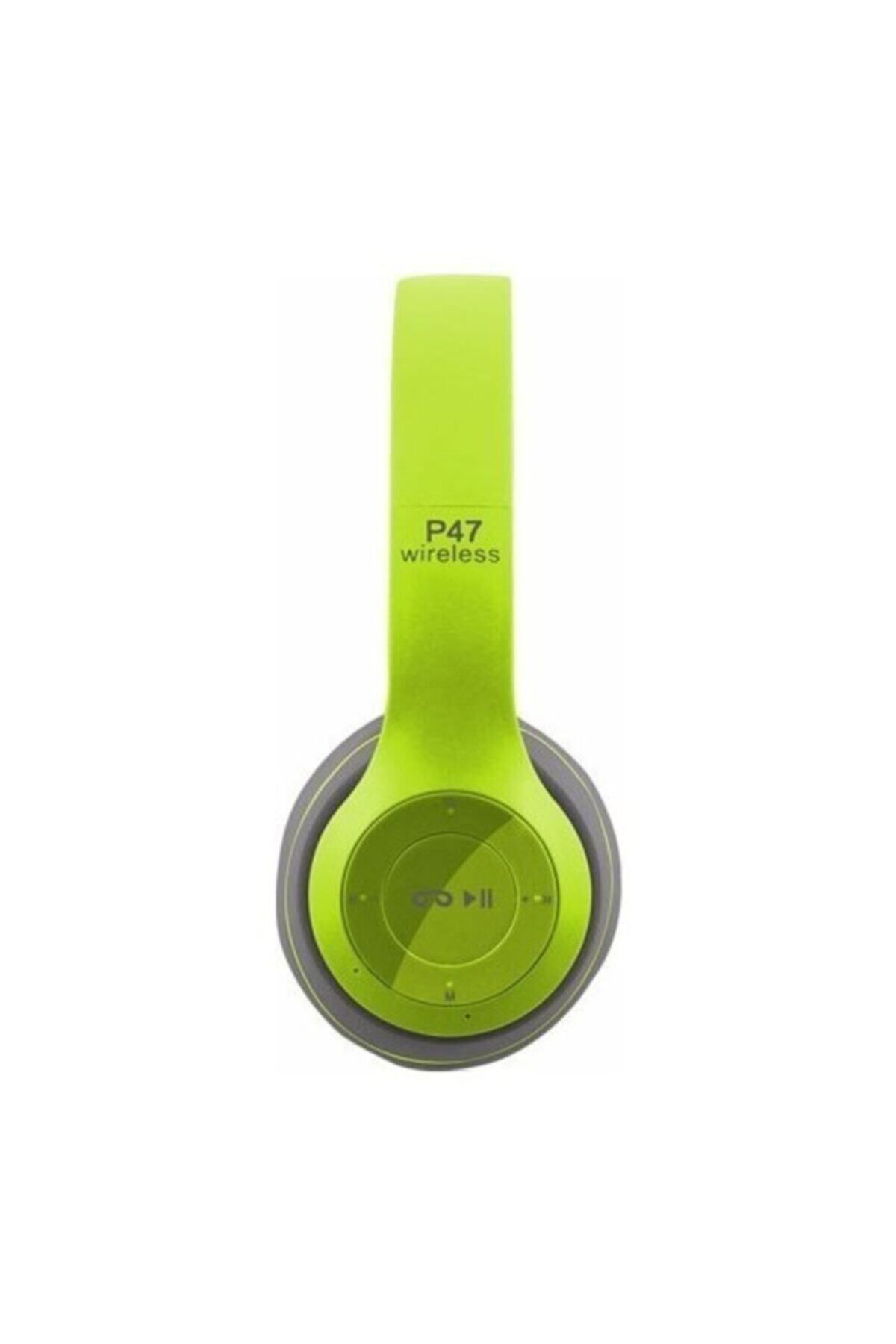 Mr P47 Wireless Kulaklik, P47 Wireless Headphone Radyolu Versiyon, P