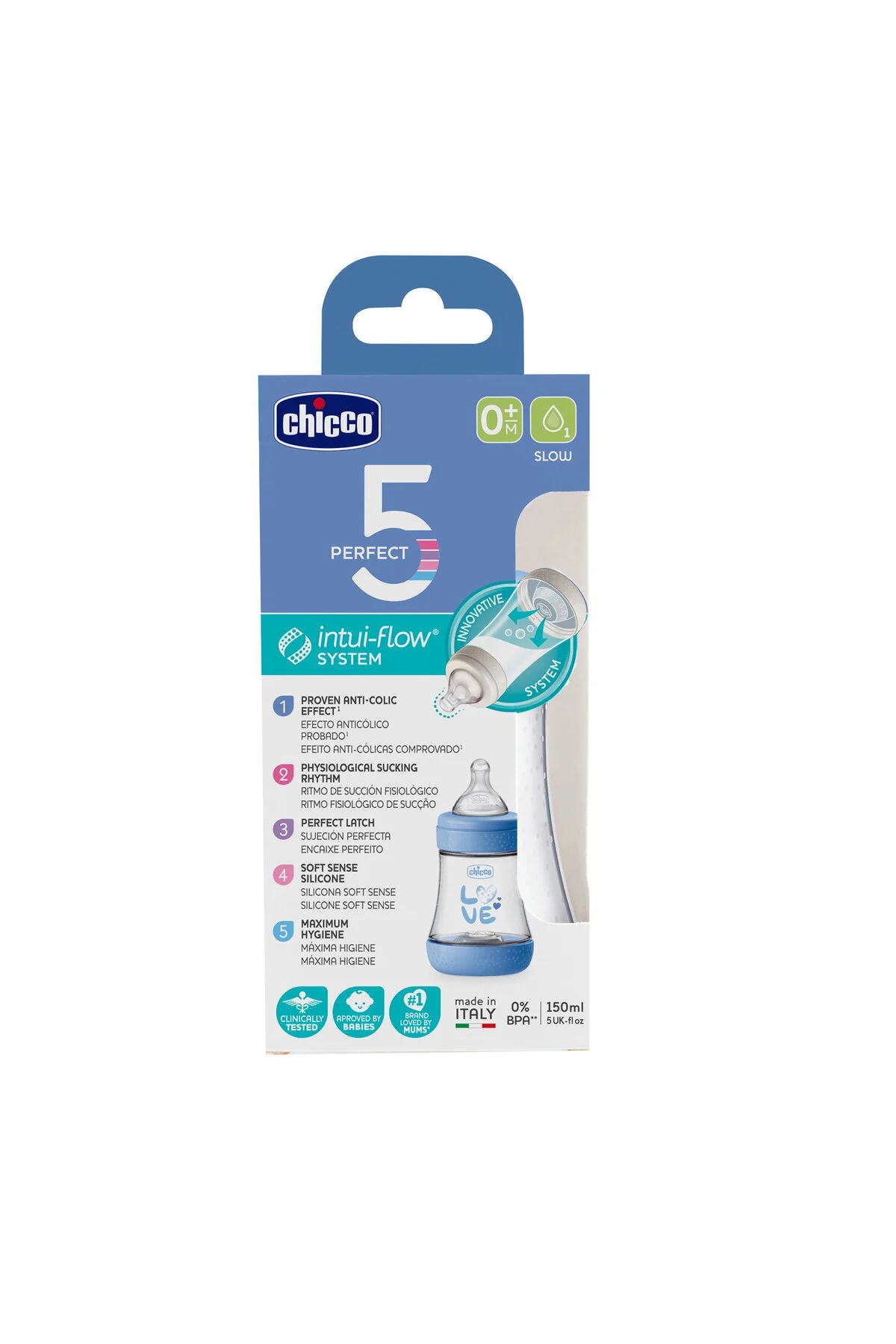 P5 Antikolik Biberon Pp 150ml - Erkek