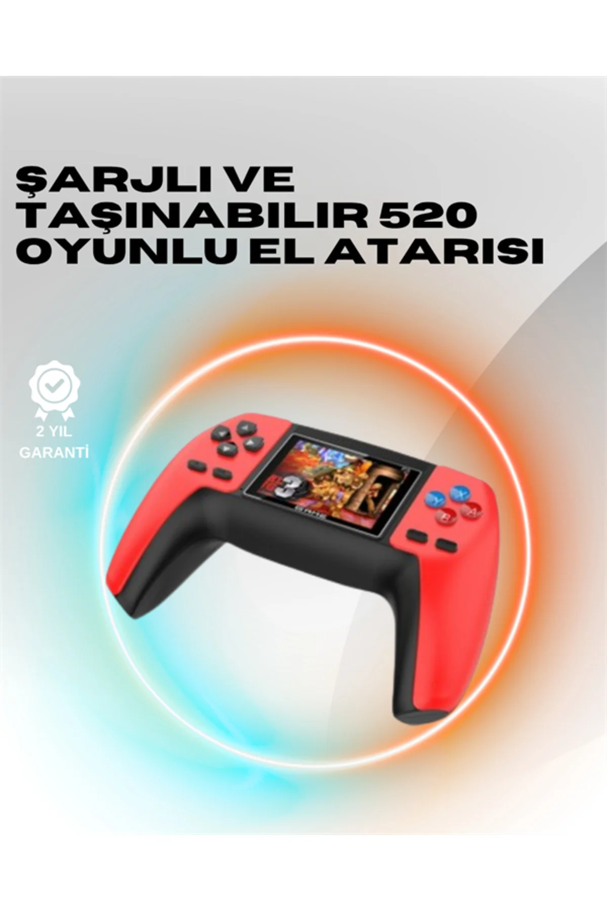 P5 Mini Retro Oyun Konsolu – Tak-Çalıştır, 520 Hazır Oyun, Portat