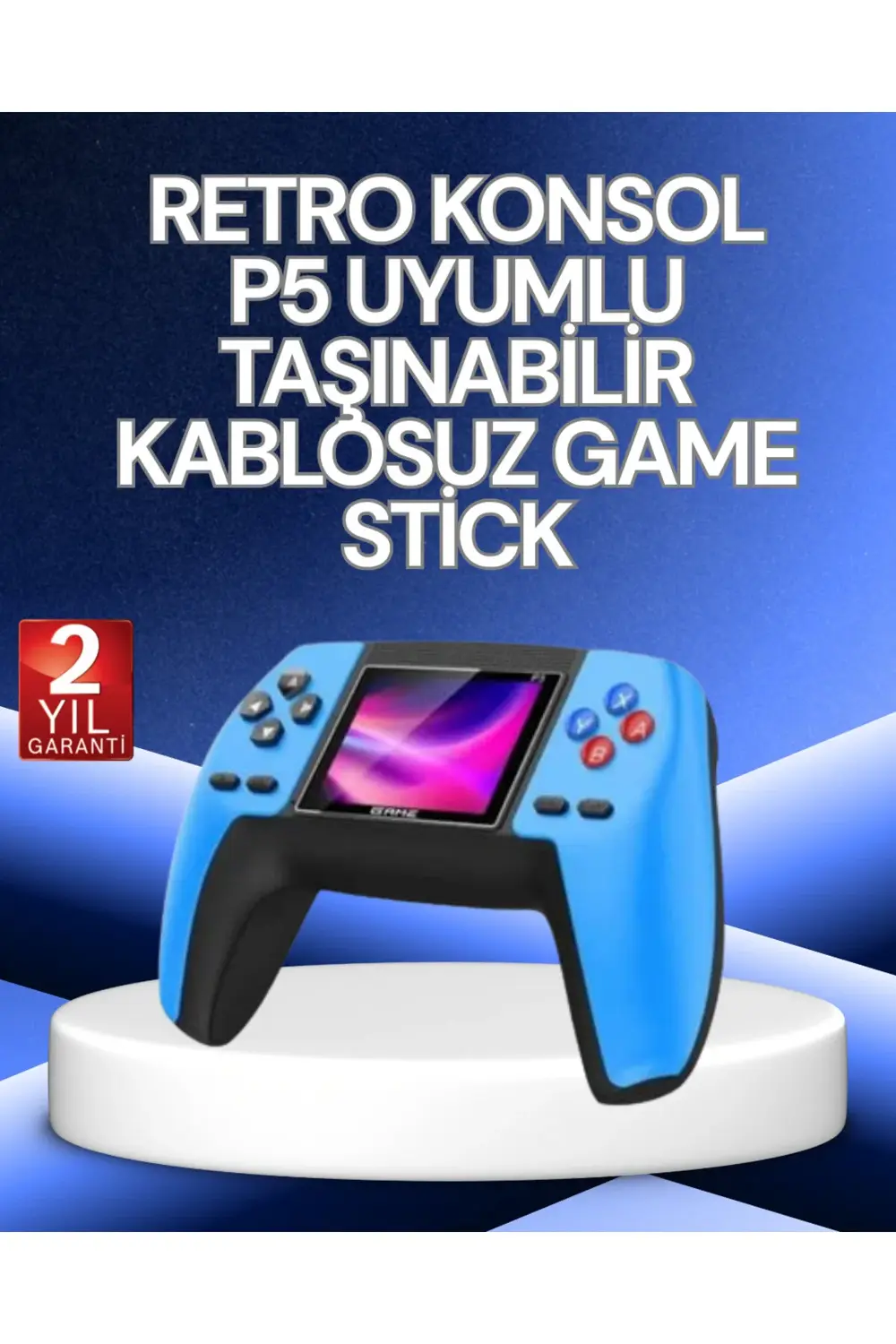 P5 Retro GamePad | 520 Klasik Oyunlu Mini Oyun Konsolu