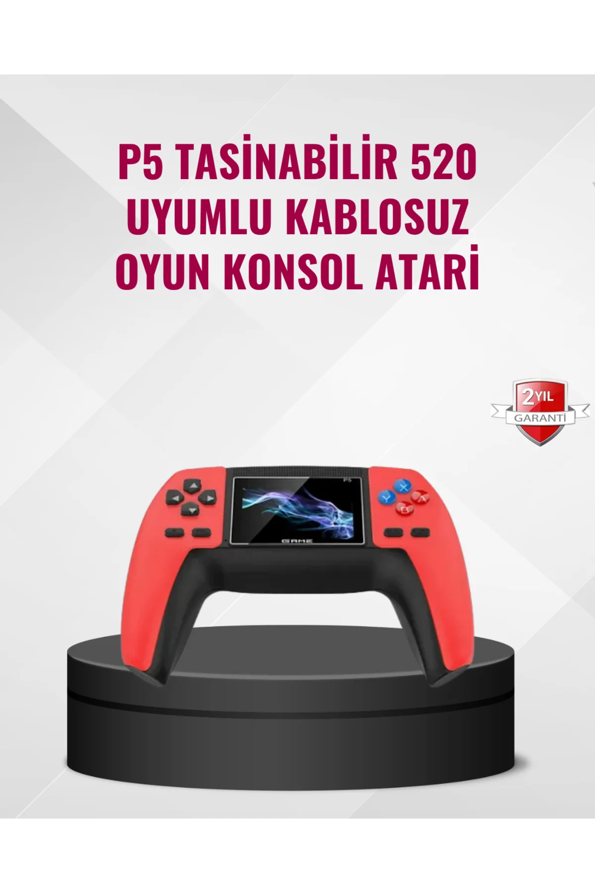 P5 Retro GamePad 520 Oyunlu Taşınabilir Oyun Konsolu