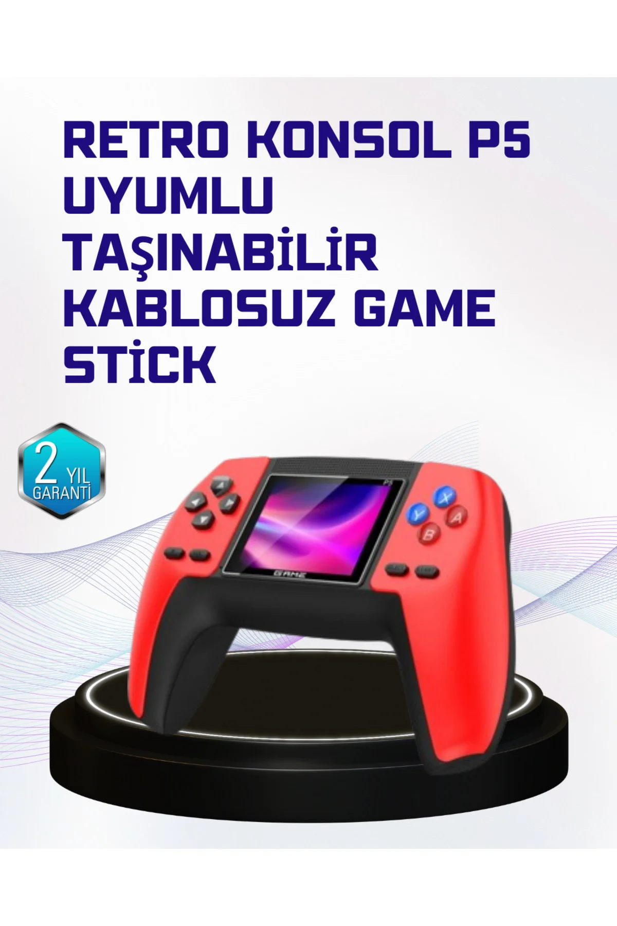 P5 Retro Oyun Konsolu | Ergonomik Tasarım, Taşınabilir