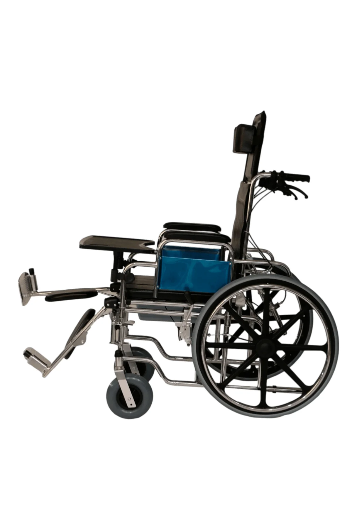 P615 Banyo Tuvalet Tekerlekli Sandalye - Görsel 3