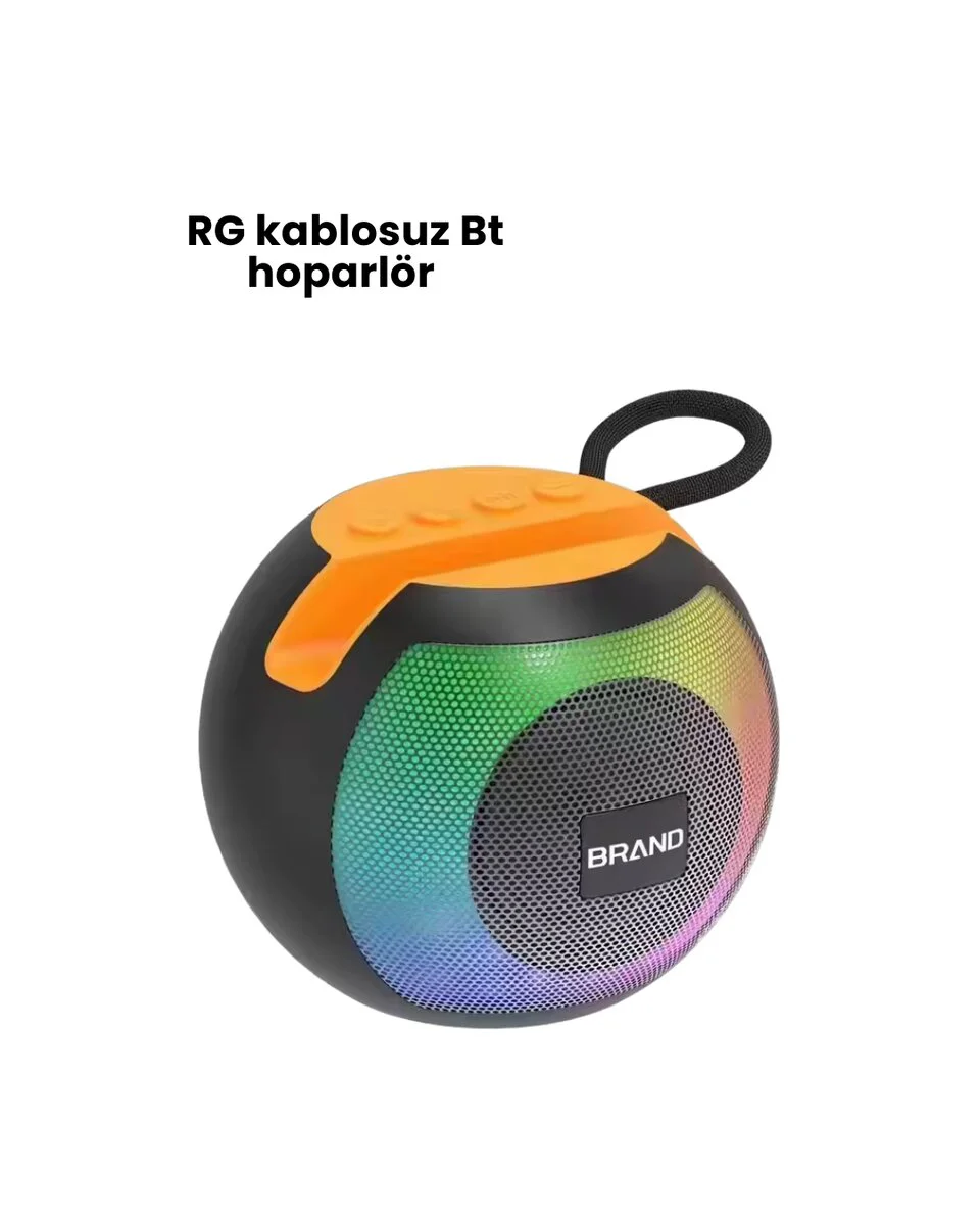 P62 Bluetooth Hoparlör - Kablosuz Ses, 8 Saat Çalma, RGB Işıklandırma