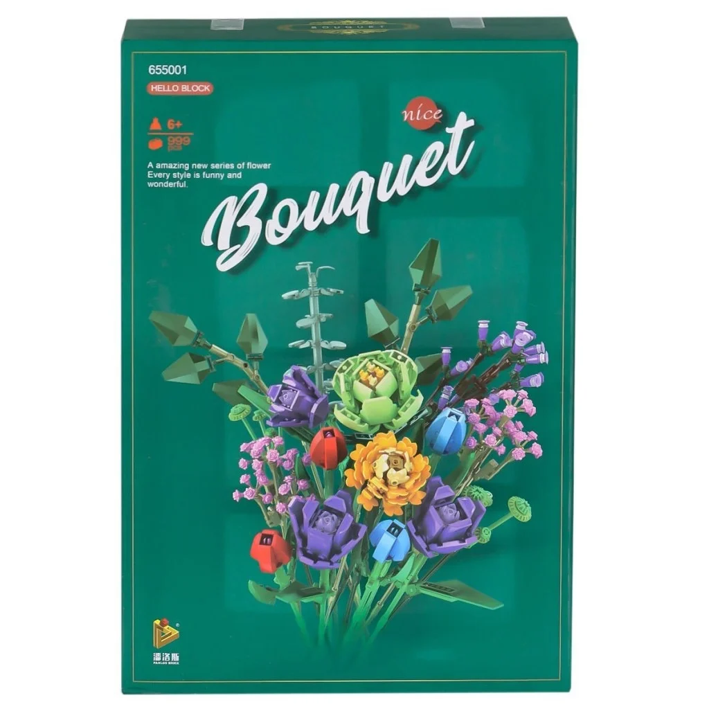 P655001 Panlos Çiçek Buketi 999 Parça Blok Seti -Vagon life P655001 Panlos Çiçek Buketi 999 Parça Blok Seti -Vagon life