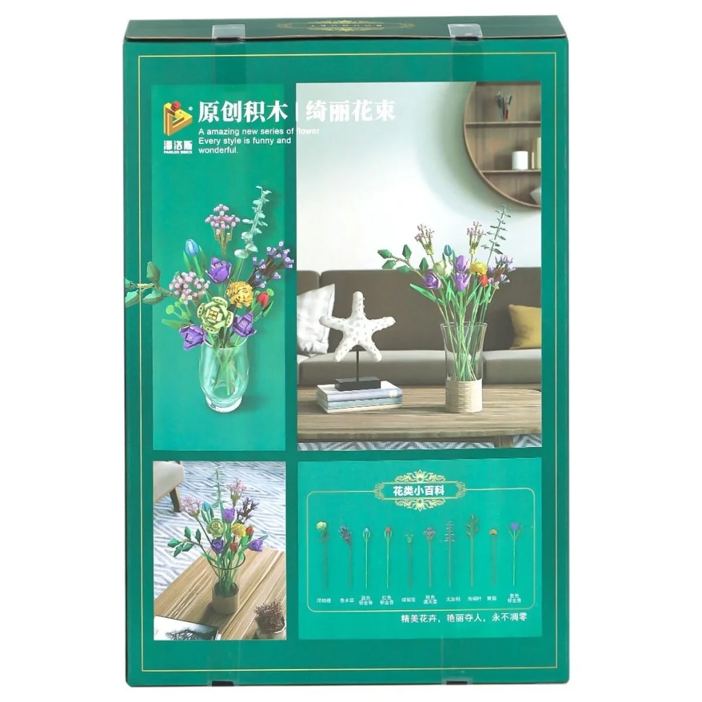 P655001 Panlos Çiçek Buketi 999 Parça Blok Seti -Vagon life P655001 Panlos Çiçek Buketi 999 Parça Blok Seti -Vagon life