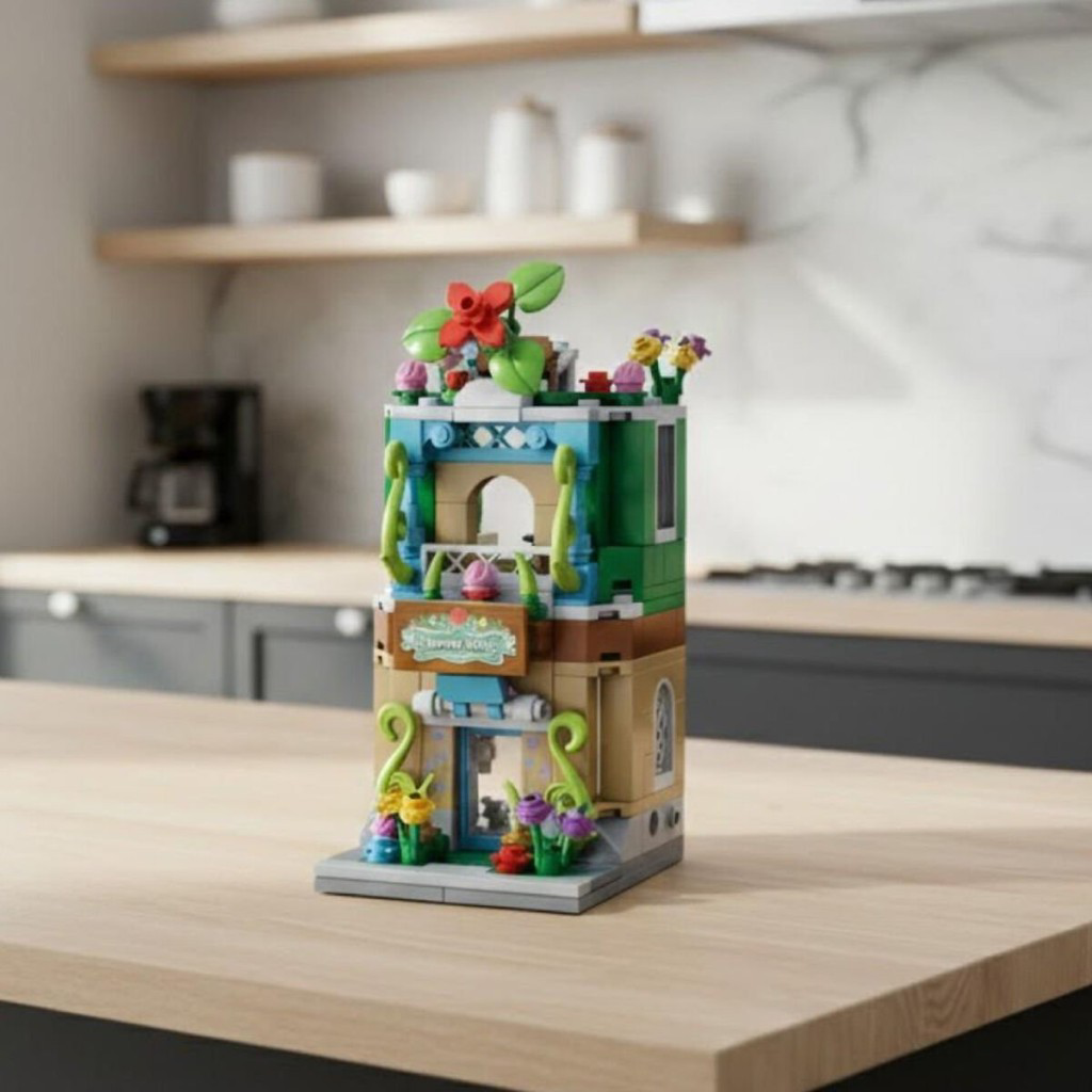 P657037 ÇİÇEK DÜKKANI 280 PARÇA BLOCK OYUNCAK