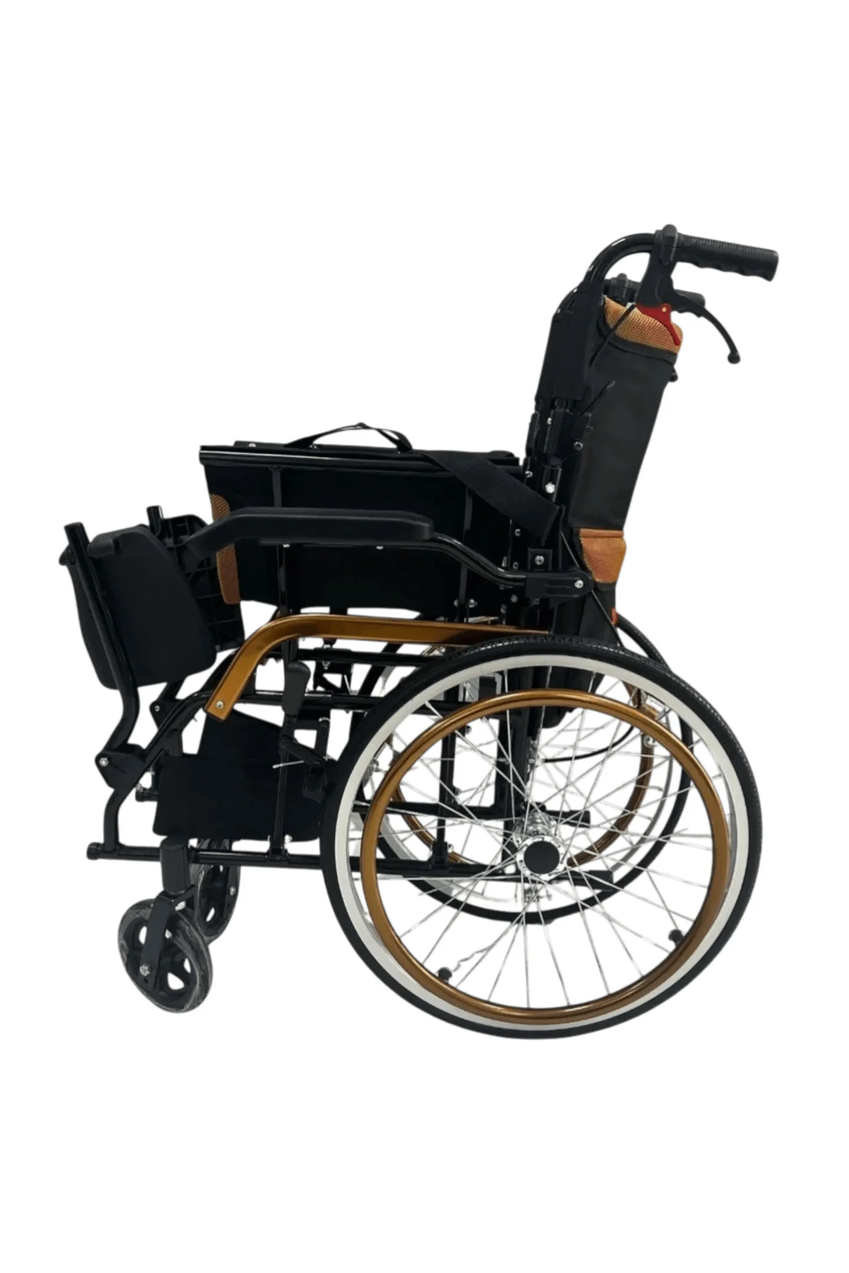 P807 Orta Tekerlekli Refakatçi Sandalye - Görsel 4